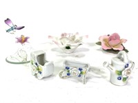Porcelain & Glass Flowers & More