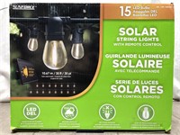 Sunforce Solar String Lights With Remote Control