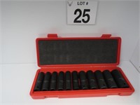 Metric Deep Impact Socket Set