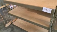3 Shelf metal storage, 48 x 18” x 39” tall Mac is