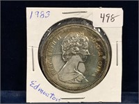 1983  Can Silver Dollar  SP65  Edmonton