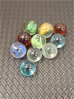 10 Vintage marbles