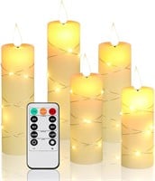 5pc LED Flameless Candles w/ Remote