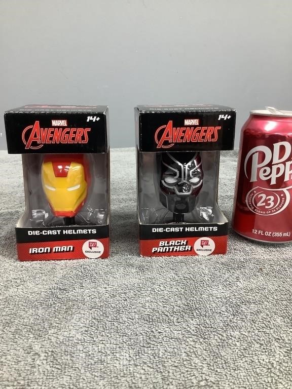 2 Marvel Avengers Helmets