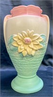 Hull USA  Art Pottery Vase Water Lilly 11" Tall