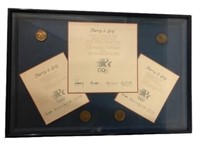 1984 Olympic Games Official Certificate of Appreci