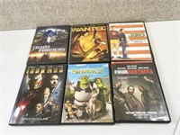 Lot of 6 DVD Movies