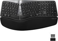 Wireless Ergonomic Split Keyboard with Wrist Rest