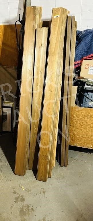 Tongue & Groove cedar deck boards - 2 lengths