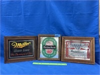 3pc Beer Mirrors