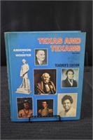 1978 Teachers Edition Texas & Texans History Book