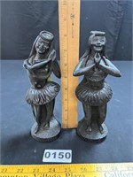 Hawaiian Dancer Figurines
