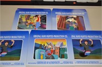 5pc Back to the Future Cartoon Animation Cels