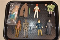 8pc Vtg Star Wars Figures w/ Weapons