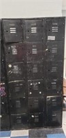 LOCKER SET, LYON, METAL, 36" X 18" X 72", 18