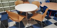 TABLE, ROUND, 36", W/ (4) CHAIRS