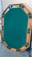 FOLDING FELT POKER TABLE