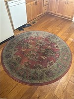 Large Round Rug will need alittle cleaning
