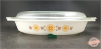 Pyrex 1.5qt "Town and Country" Divided Dish