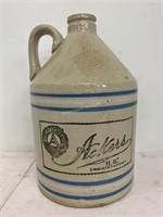 9" Finley Ackerman & Co. stoneware jug