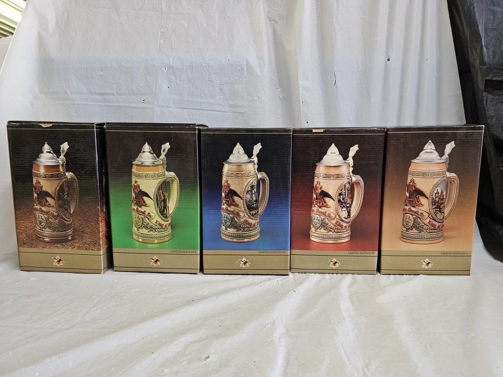 Anheuser Busch Tomorrow's Treasures Stein Set