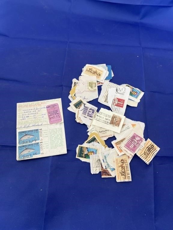 Bag of  Cancelled US Stamps