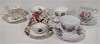 (BD) Lot of 6 china tea cups and saucers 3 are