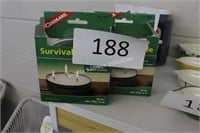 2-6oz survival camping candles