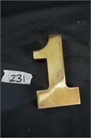 #1 Brass Paperweight