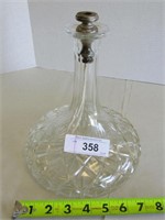 Polish Lead Crystal Oil Lamp