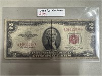 1953 $2 RED SEAL CURRENCY NOTE