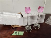 Nib Color Changing Glass Roses