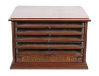 Antique CORTICELLI Spool Cabinet