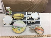 Nippon hand painted pieces