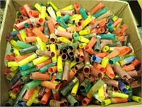 Box Full Of Shotgun Shells For Reloading