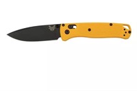 Benchmade 535 Axis Bugout Amber Yellow Handle NIB