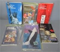 Pocket stamp catalog books, postal guide book,