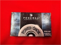 5 Federal 12 Ga Power Show 2 3/4" 1 oz Slugs