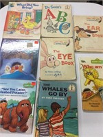 Children’s books.  Sesame Street, Dr. Seuss