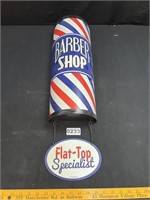 Metal Barber Shop Sign