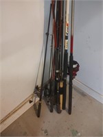 Assorted Fishing Rods and Reels