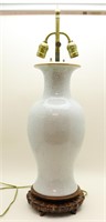 Japanese Monochrome Vase Lamp