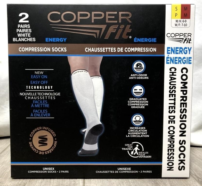 Copper Fit Compression Socks S/m