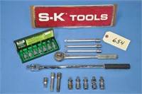 All SK 1/2" & 3/8" incl ratchet, breaker bar