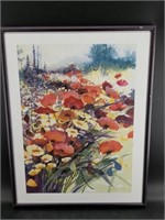 Framed Susan Pennewell Ellis signed and numbered p