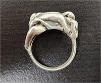 Naughty Sterling silver ring size 6