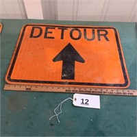 Detour Road Sign