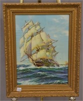Montague Dawson Style Sailing Ship Print