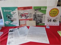 6 - GARDEN TRACTOR ADV. PIECES - LITTLE GIANT,