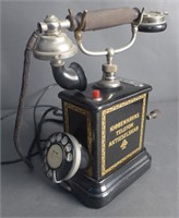 Antique KTAS Crank Rotary Telephone